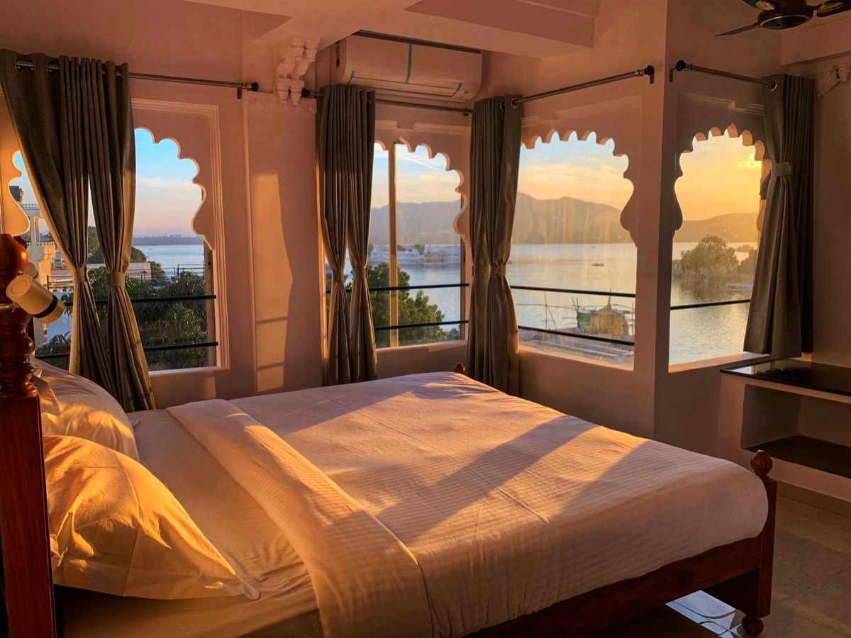 Luxury resort room with view