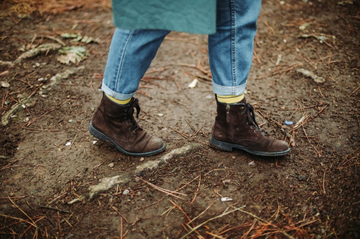 botas de caminhada no gran canyon