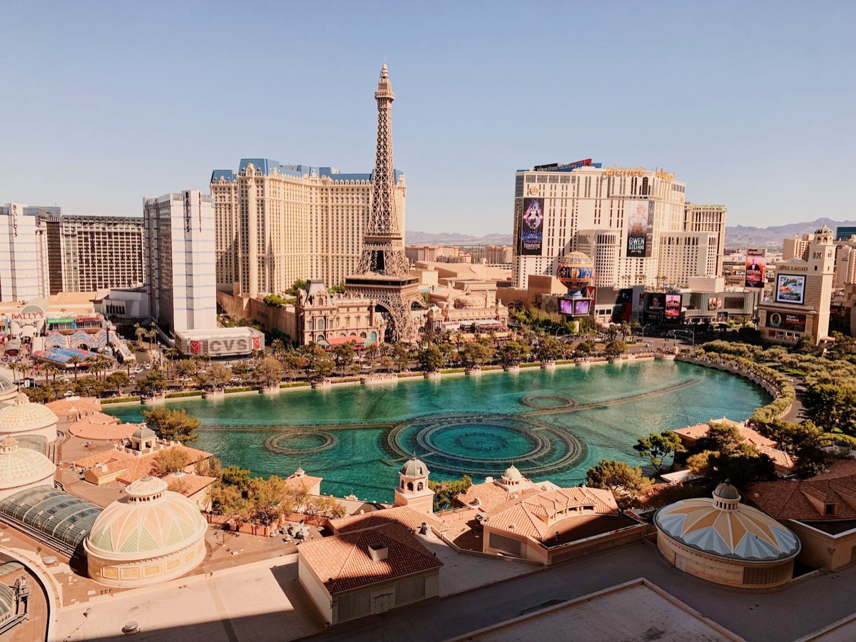 Las Vegas Strip hotel facade