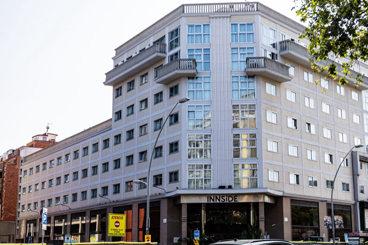 Hotel location view from street