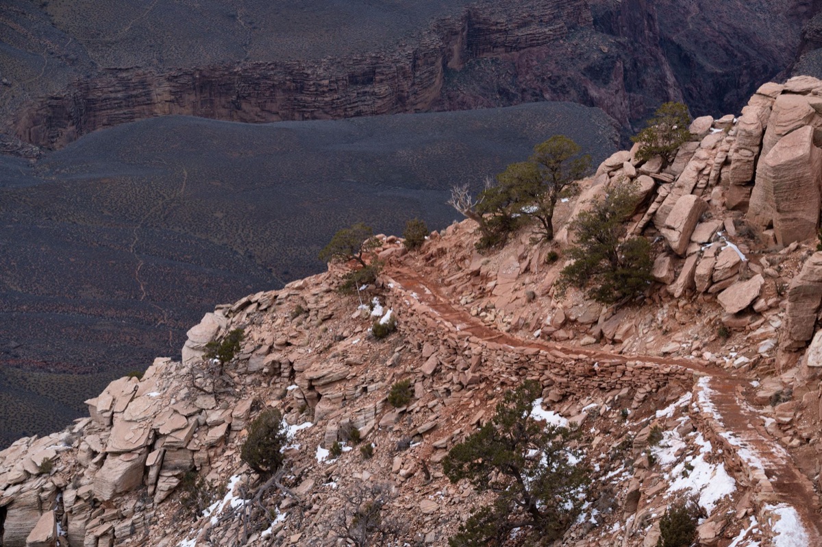 marcatori della trail del grand canyon