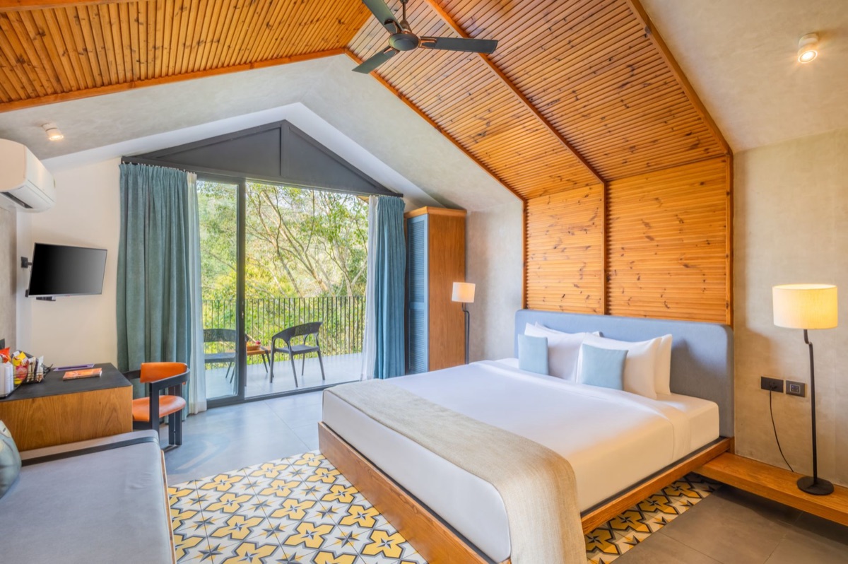 Chambre de luxe vue sur le Strip