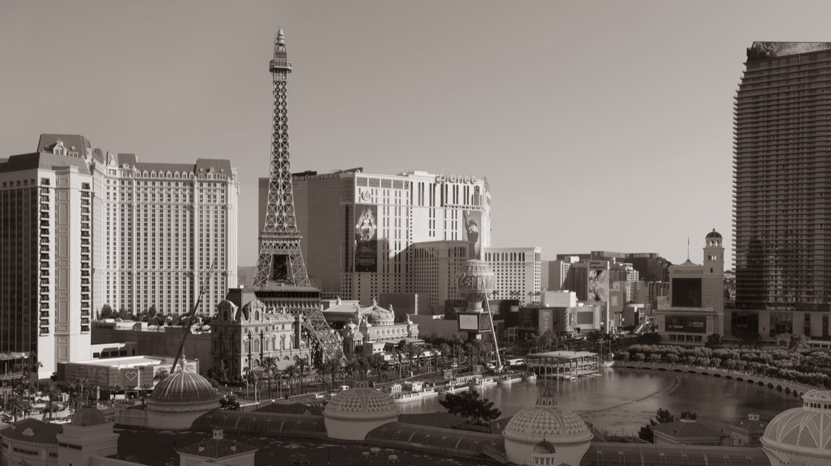 Vue du Strip de Las Vegas