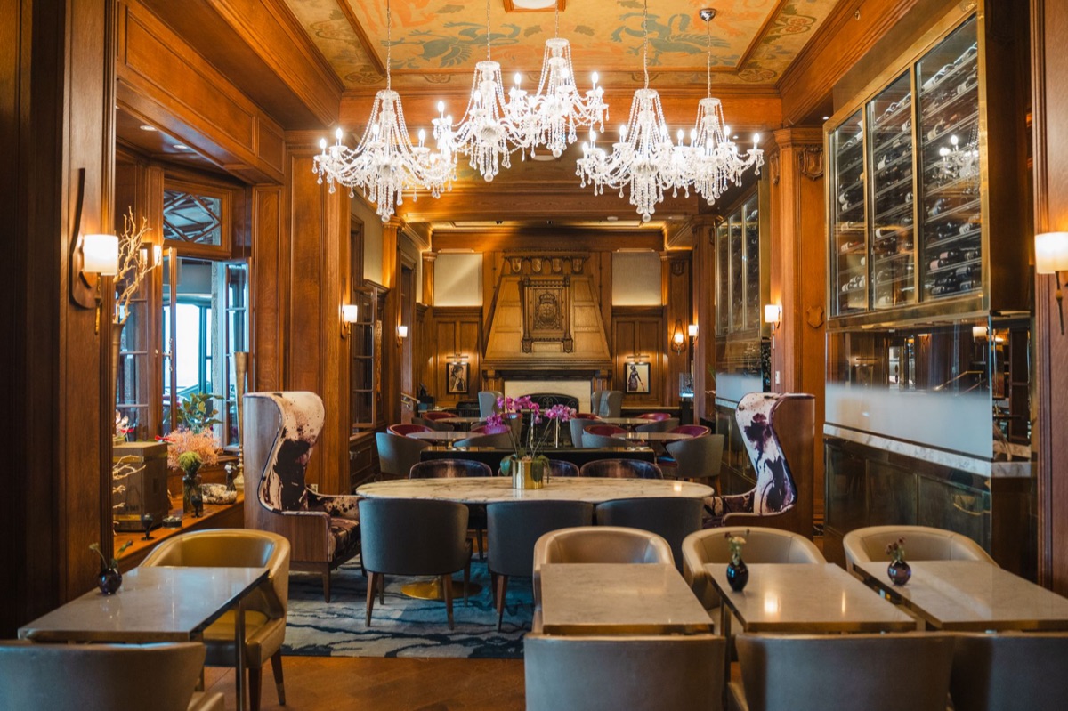 intérieure d'un restaurant de luxe à Las Vegas
