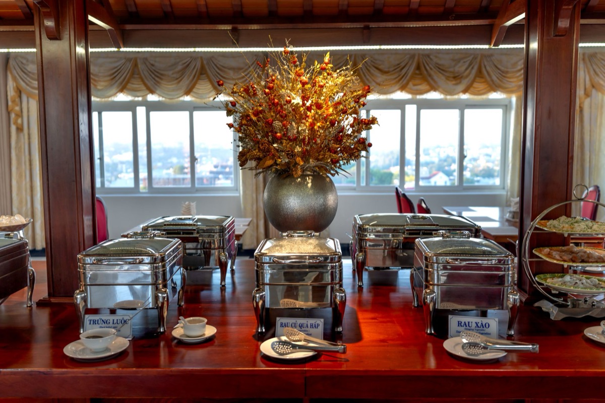 Hotelbuffet met hoogwaardige keuken