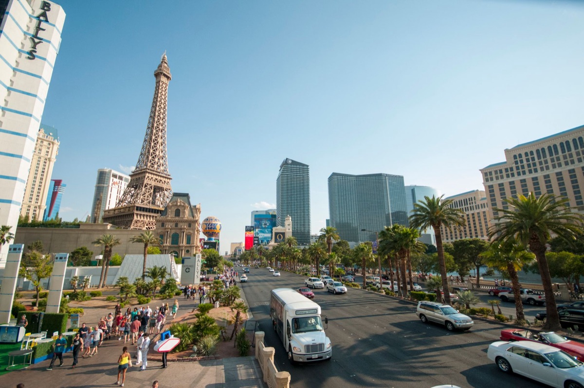 las vegas city traffic map