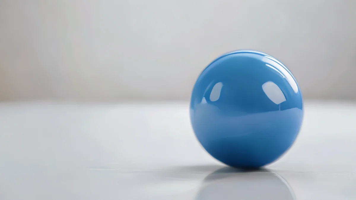 Gaming ball for desk use, smooth surface, ergonomic design, ideal for gaming and office