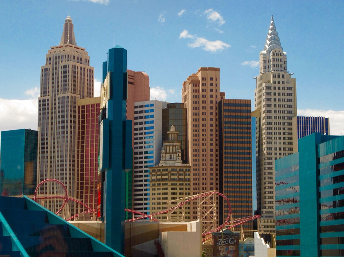Skyline of Downtown Las Vegas