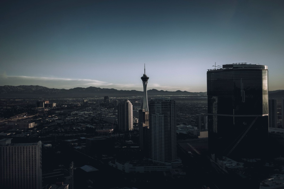 Panorama del Downtown di Las Vegas