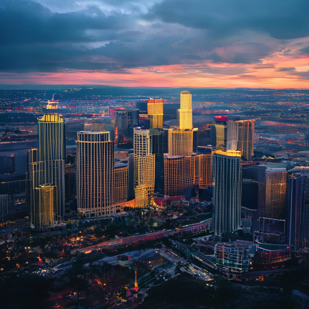 Down Town Las Vegas skyline