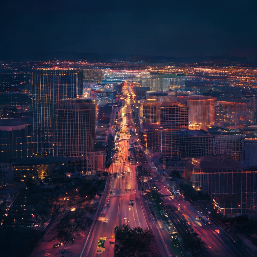 Las Vegas Strip at night
