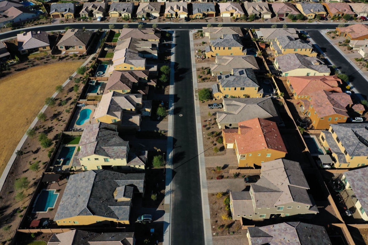 Residential neighborhood in Nevada