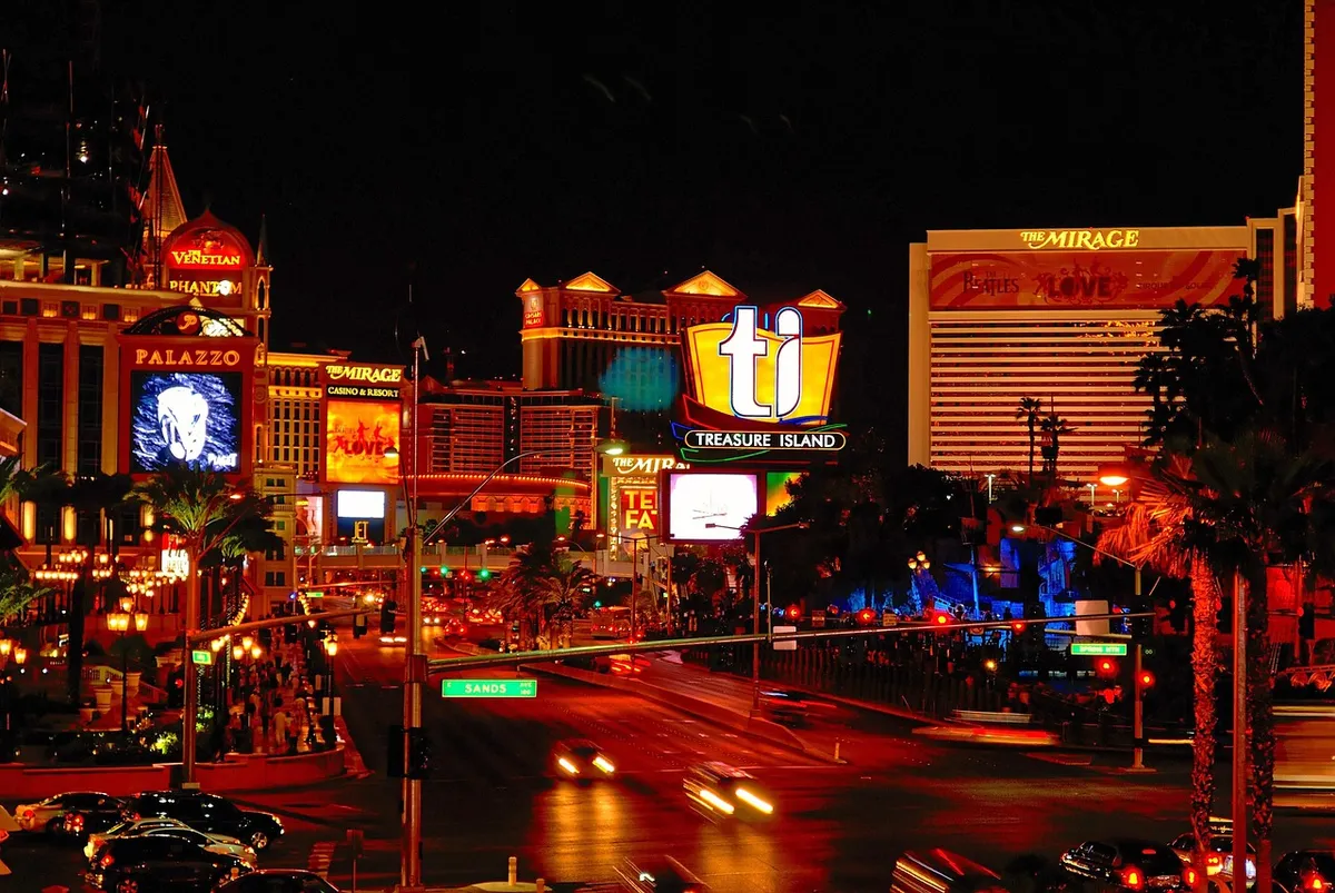 las vegas, nevada, night scene, lights, neon, night, scene, city, cityscape, downtown, motion, road, traffic, nightlife, illuminated, casinos, vegas, las vegas,