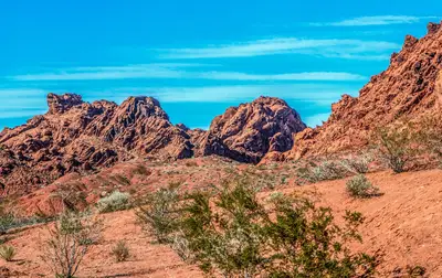 What defines the Las Vegas Valley land formation?