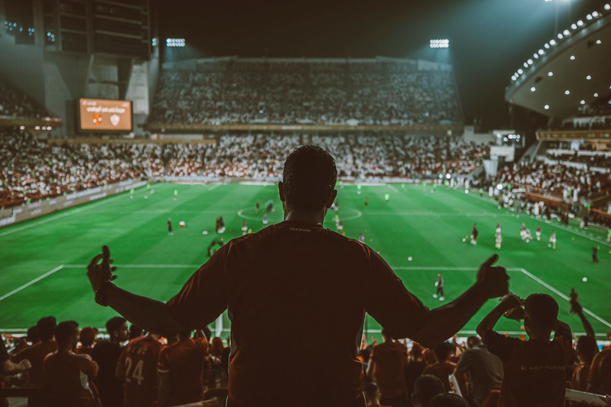 sports equipment at al-ahli arena